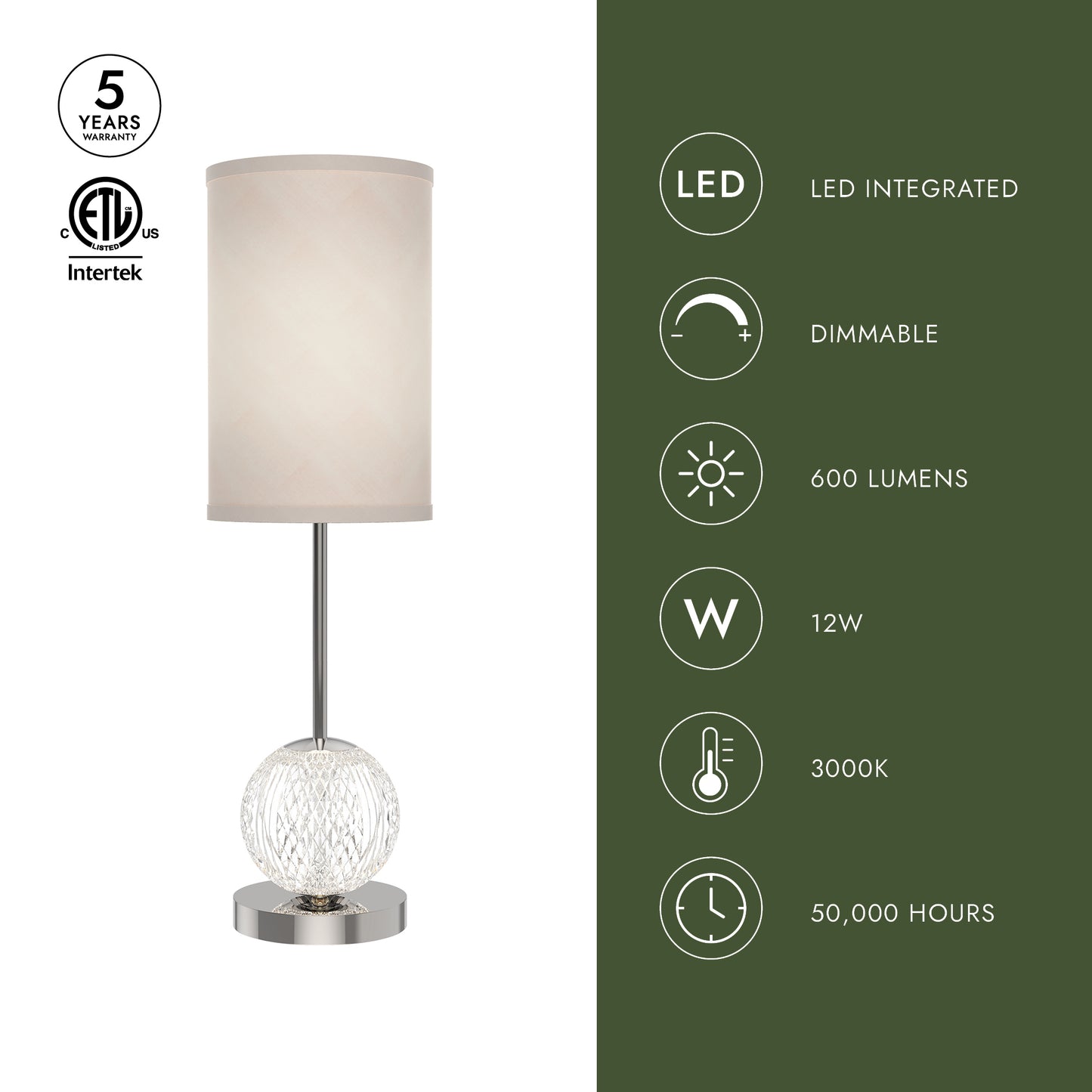 Marni 21-in Table Lamp