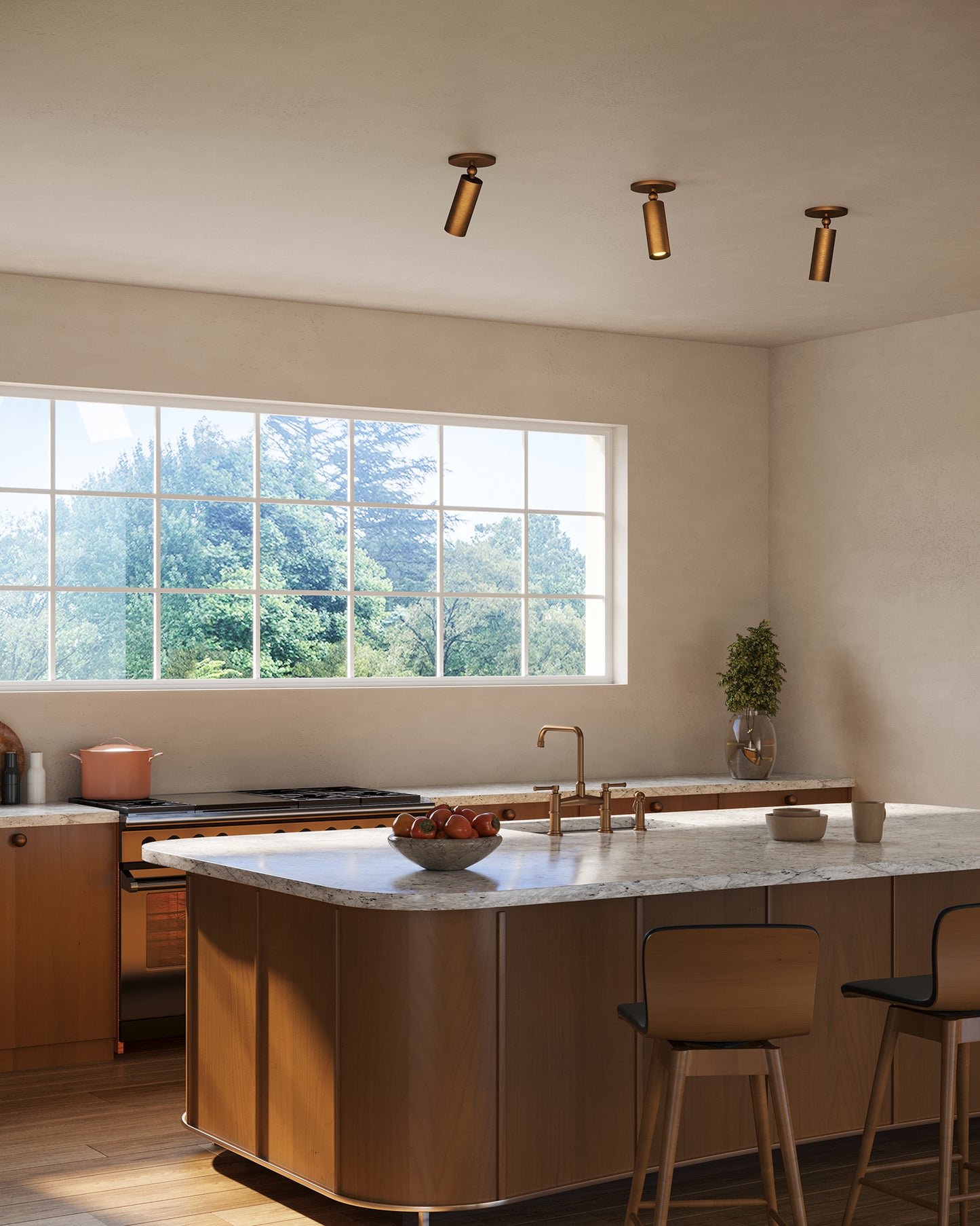 Mason 7-in Semi-Flush Mount