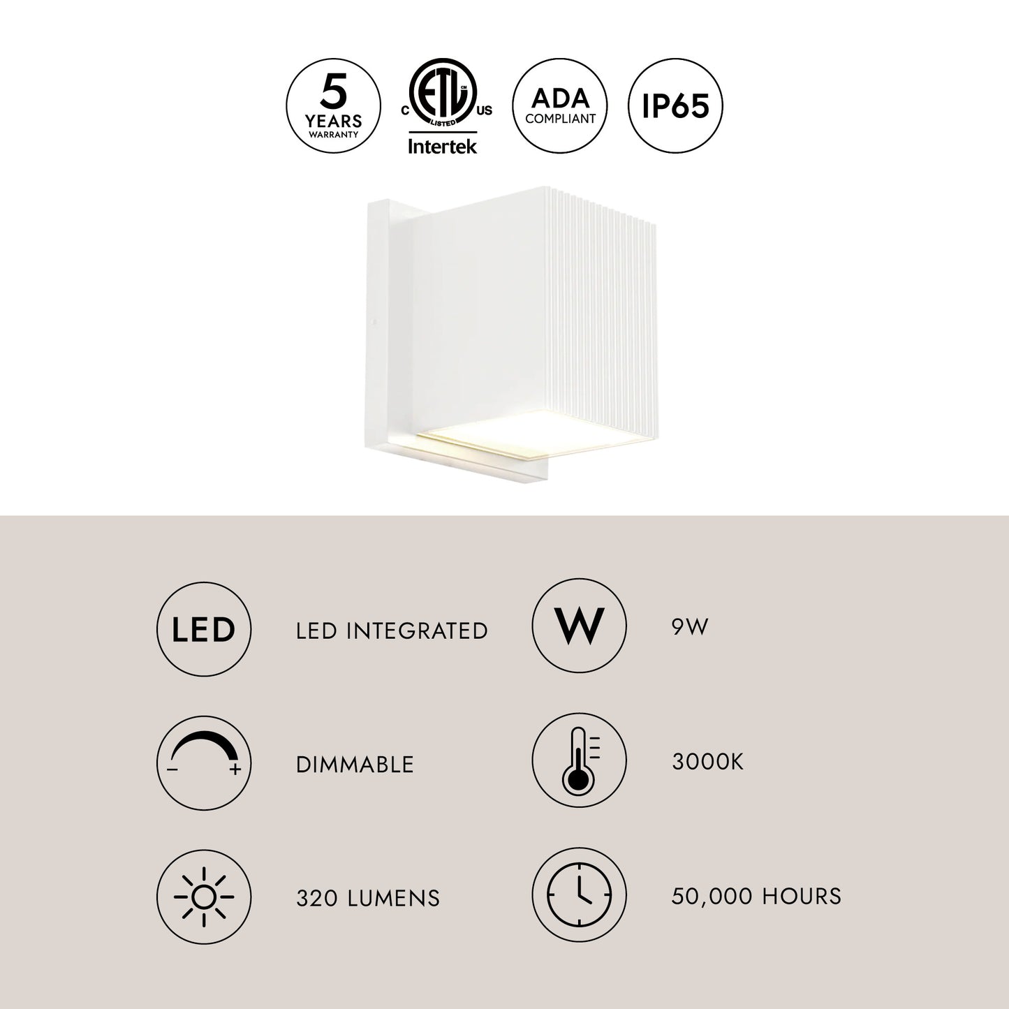 Mavis 4-in Exterior Wall Sconce