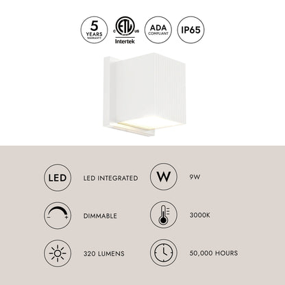 Mavis 4-in Exterior Wall Sconce