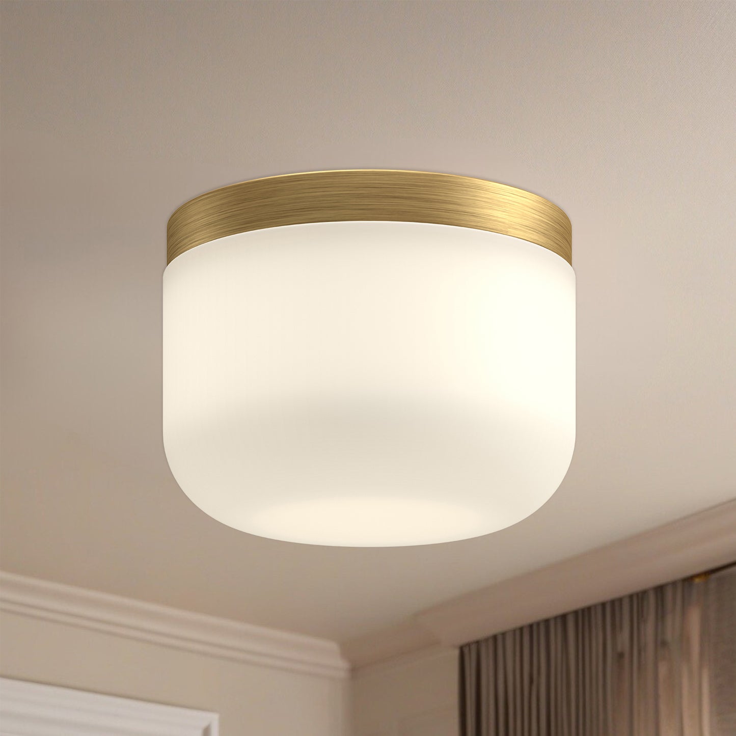 Mel 5-in Flush Mount