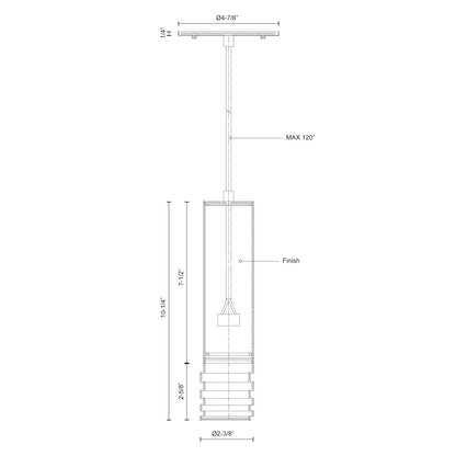 Milca 10-in Pendant