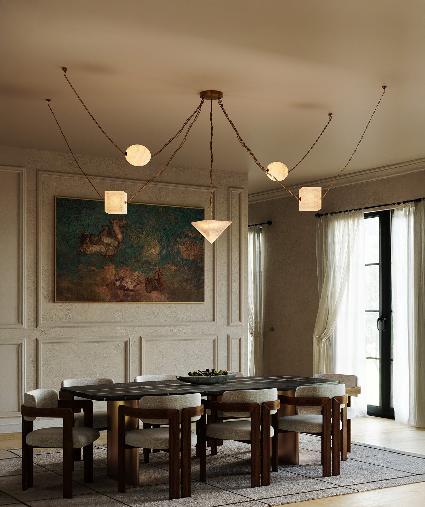 Mineral 5-Head Chandelier