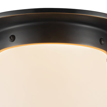 Mineral 5-in (8-in Dia.) Flush Mount