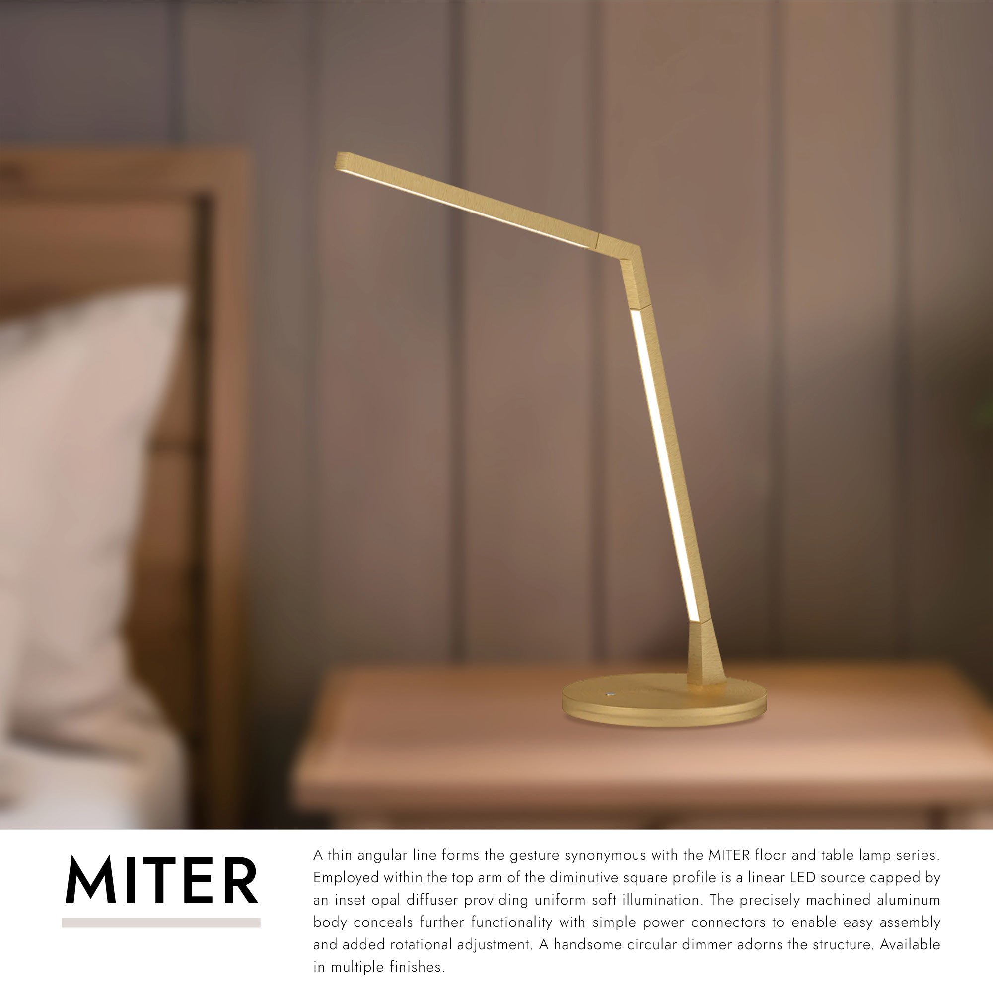 Miter 17-in Table Lamp – Kuzco Lighting