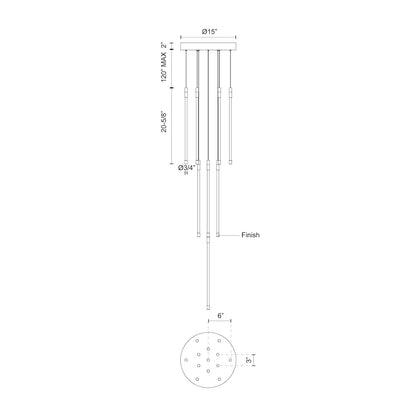 Motif 21-in Multi Pendant