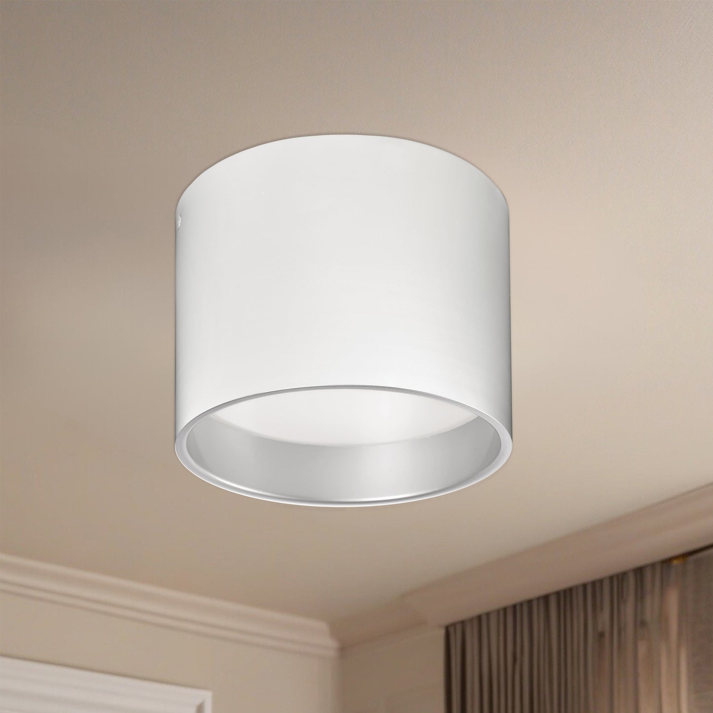 Mousinni 10-in Flush Mount