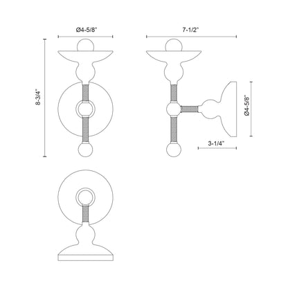 Nadine 4-in Wall/Vanity Light