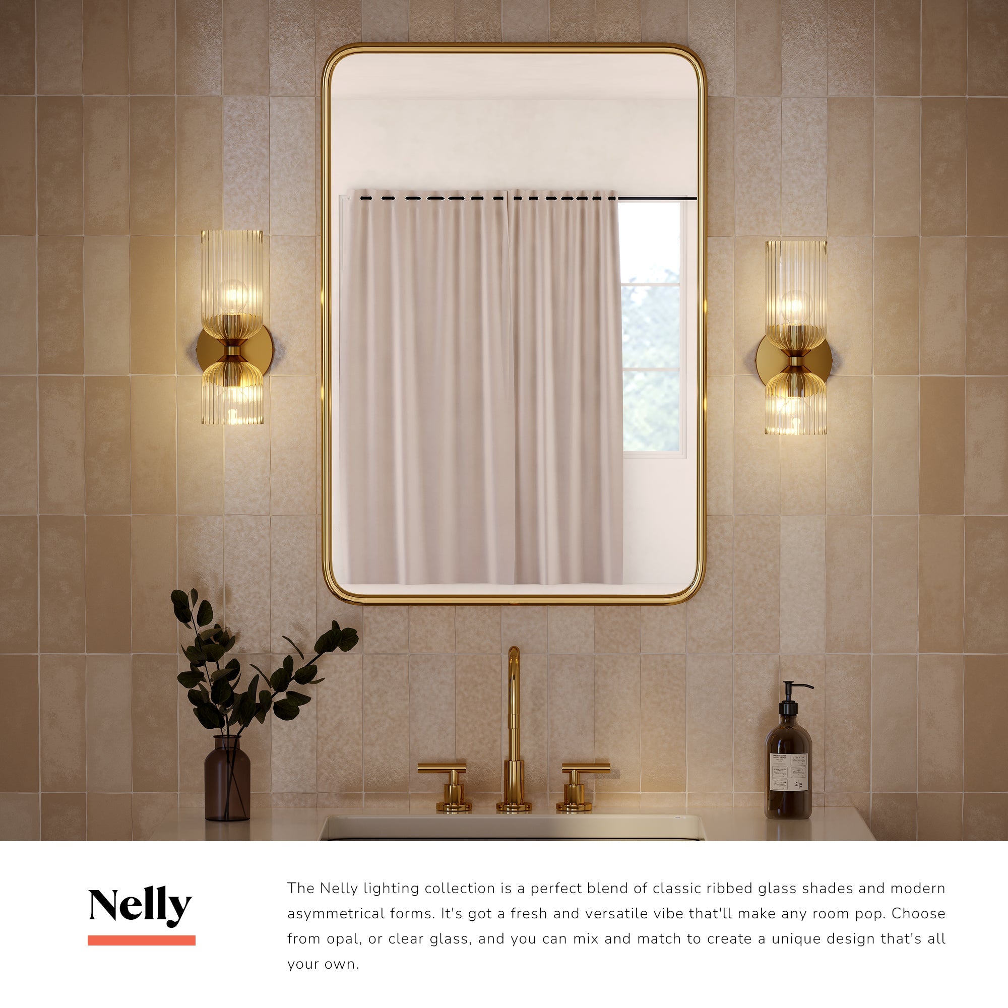 Nelly 12-in Wall/Vanity Light – Kuzco Lighting