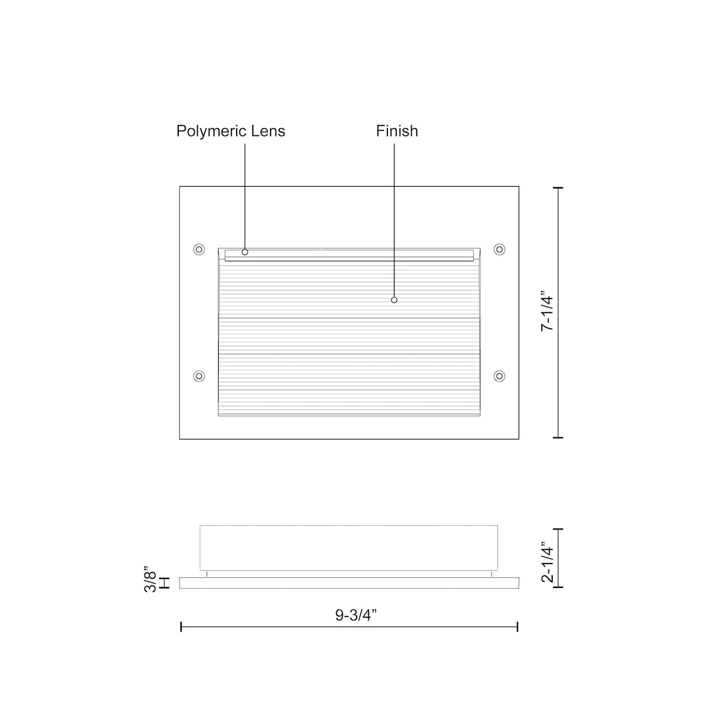 Newport 9-in Exterior Wall/Step Light