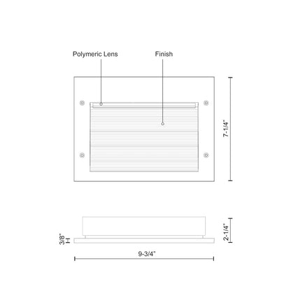 Newport 9-in Exterior Wall/Step Light