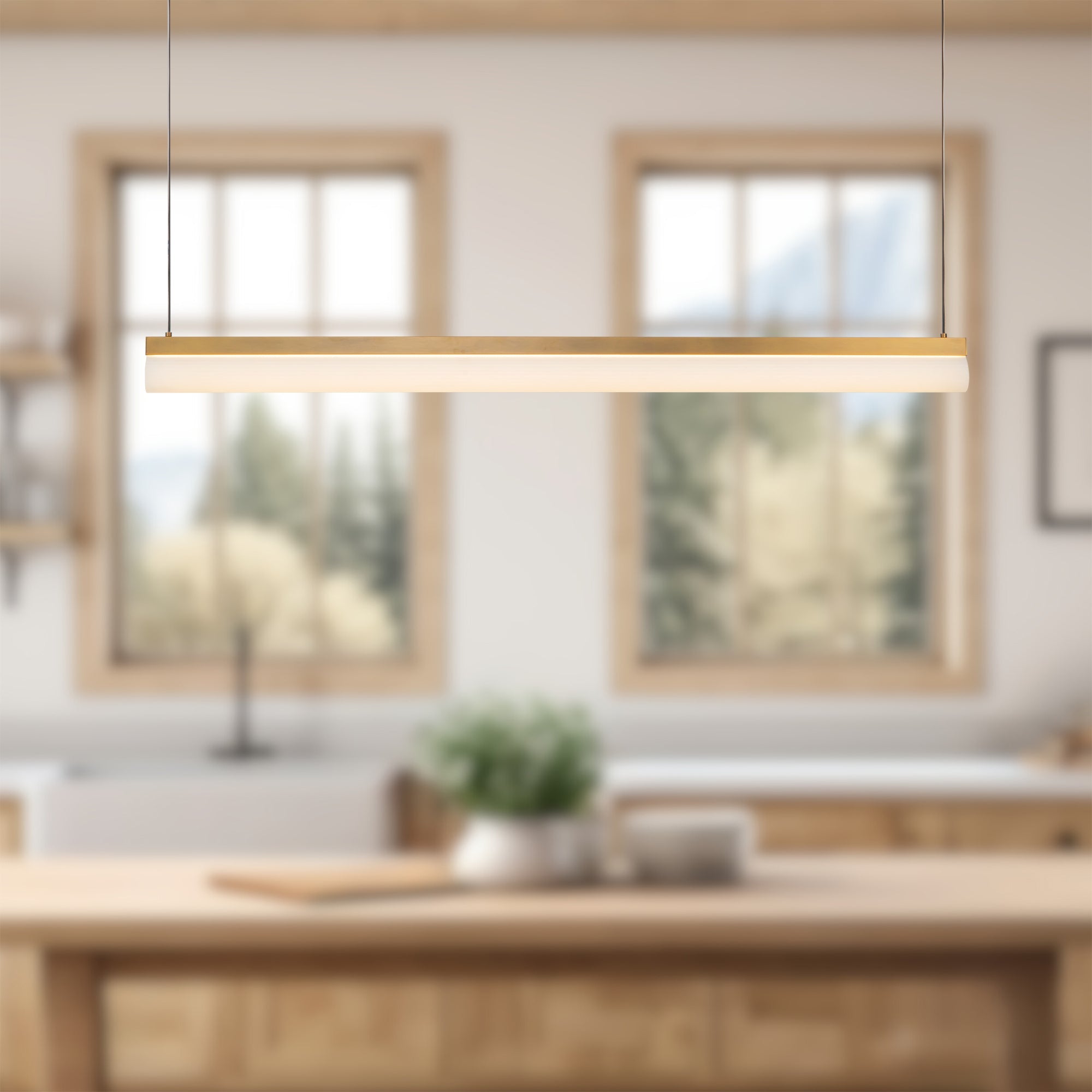 Nio 45-in Linear Pendant – Kuzco Lighting
