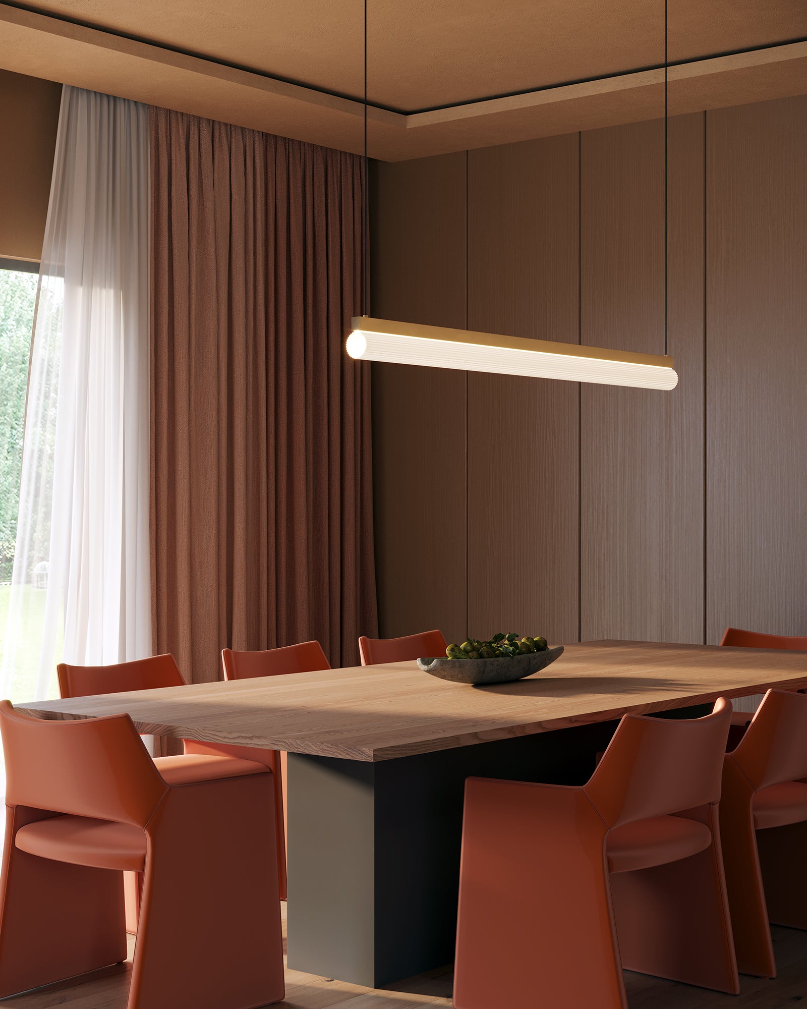Nio 45-in Linear Pendant – Kuzco Lighting