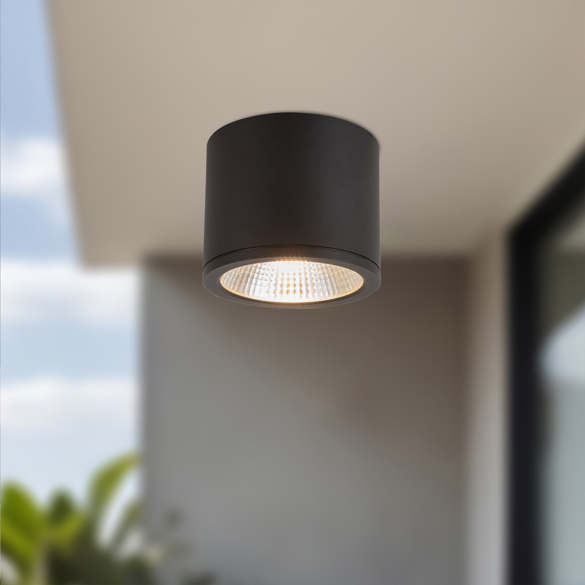 Nordic 4-in (5-in Dia.) Exterior Ceiling – Kuzco Lighting