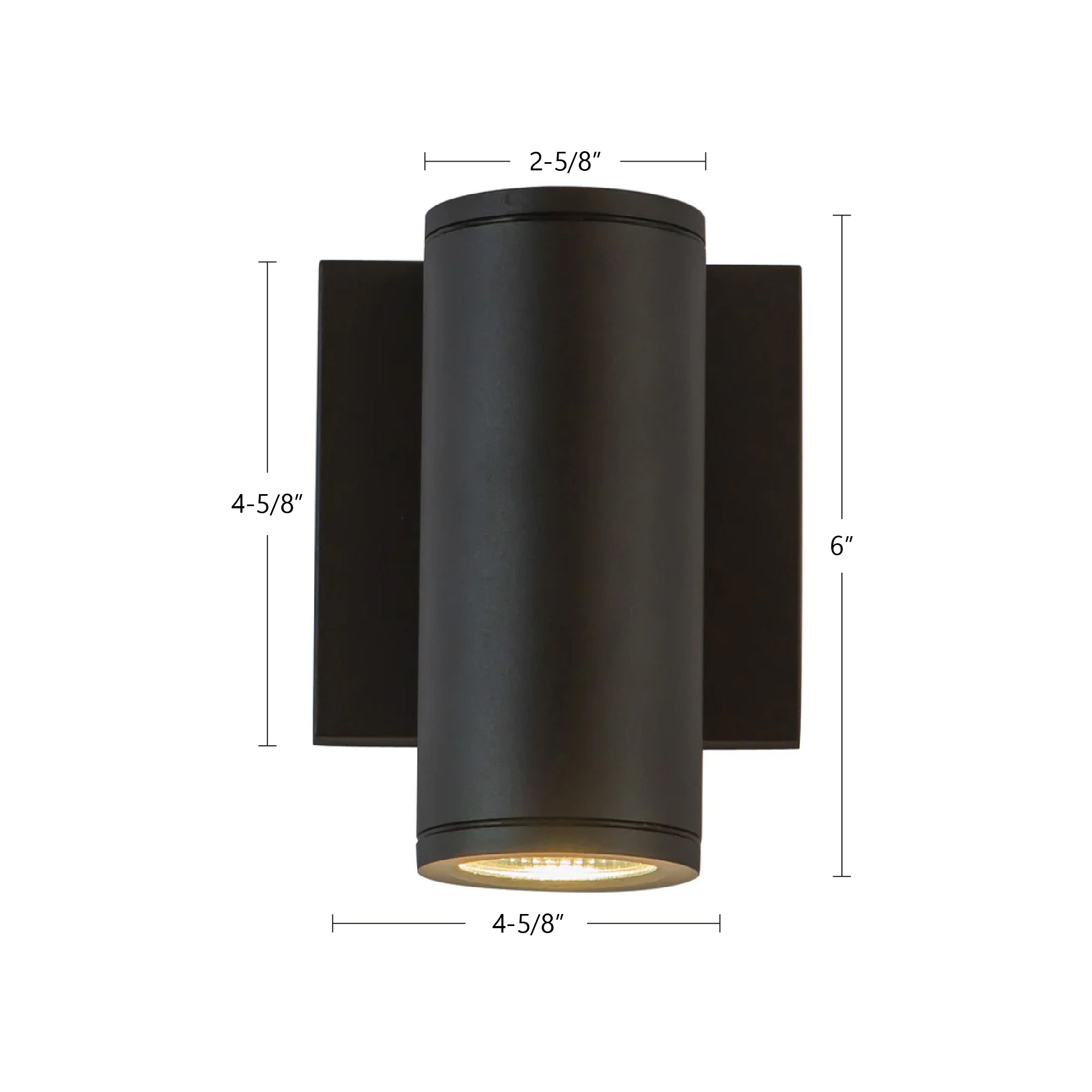 Nordic 6-in (2-in Dia.) Exterior Wall – Kuzco Lighting