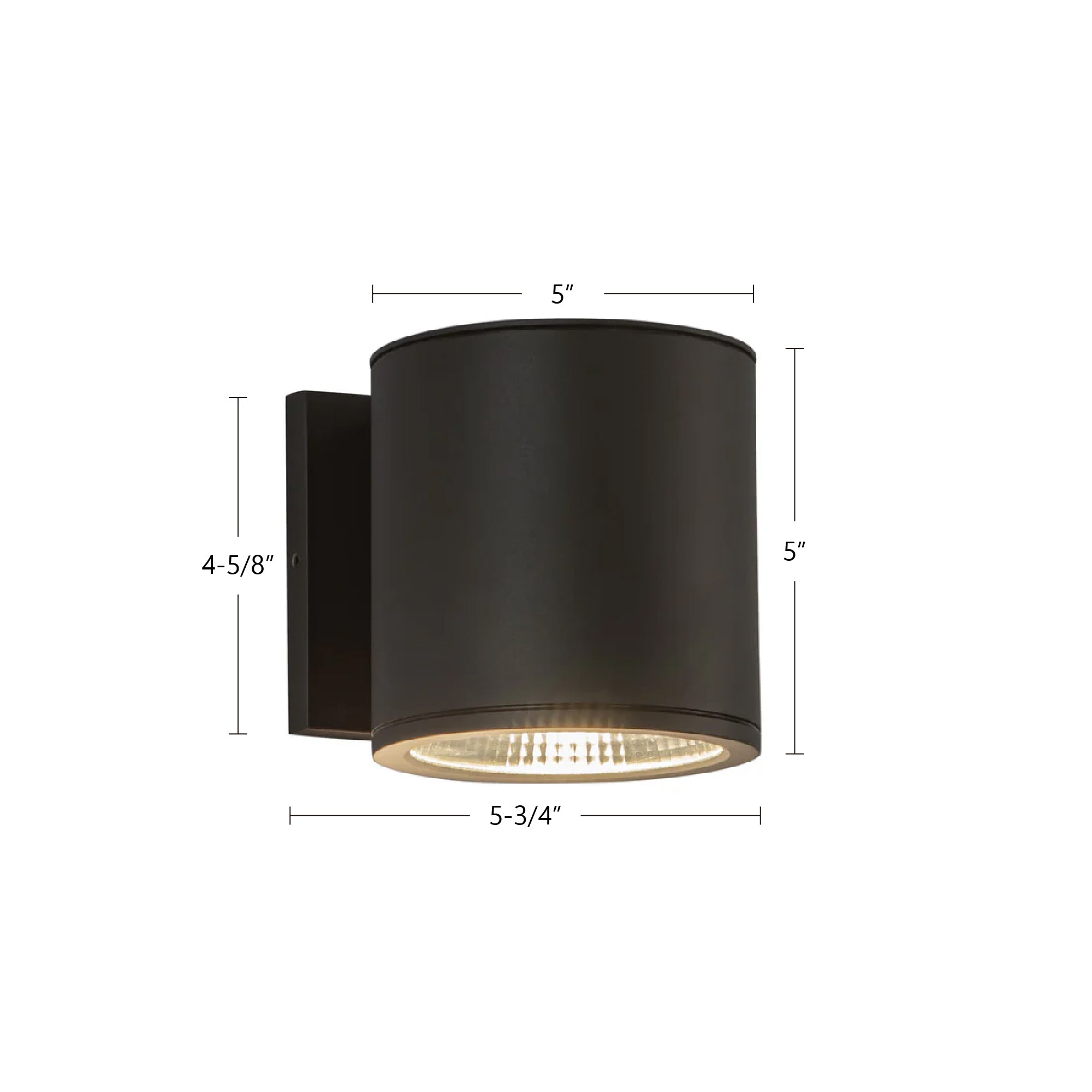 Nordic 5-in (5-in Dia.) Exterior Wall – Kuzco Lighting