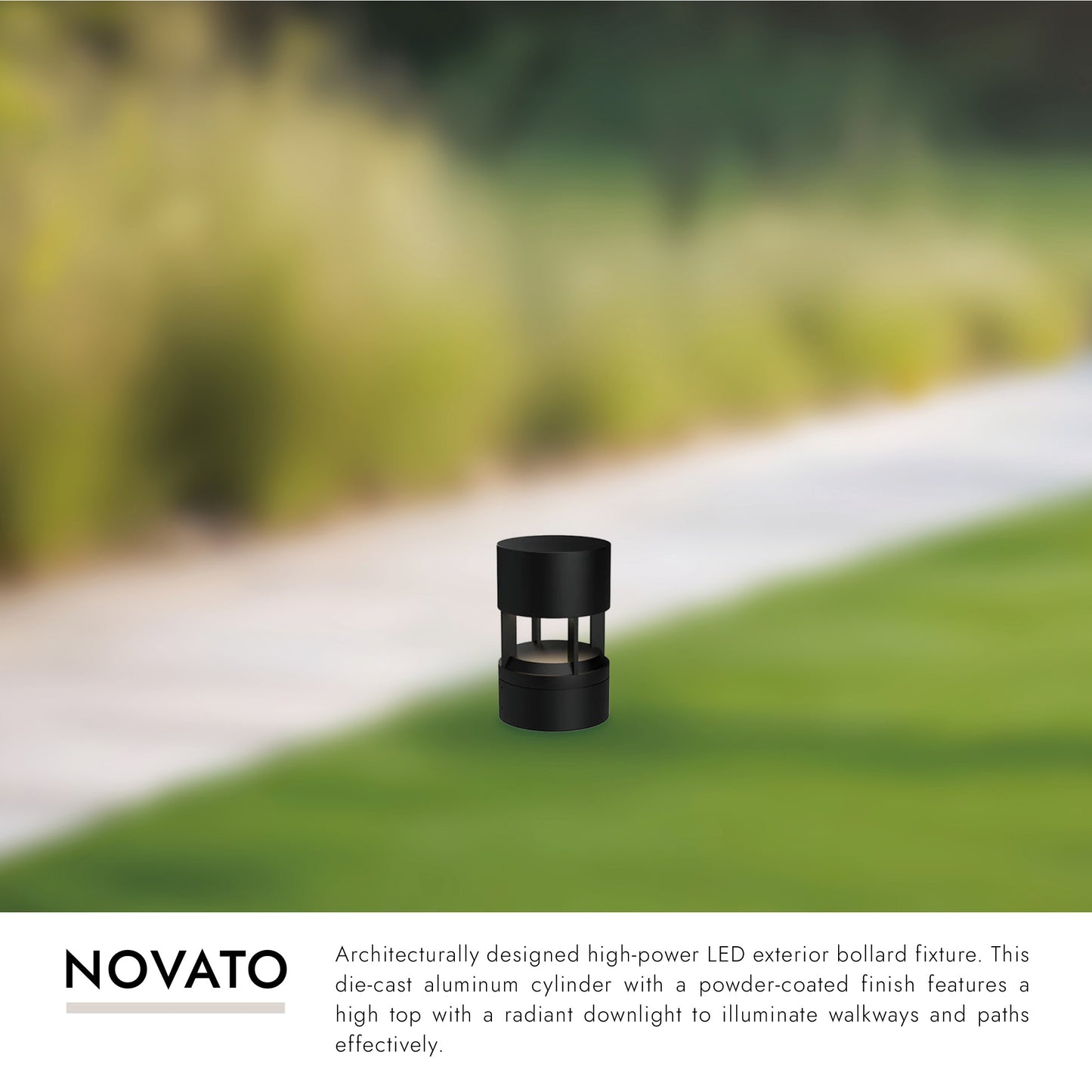 Novato 10-in Exterior Bollard