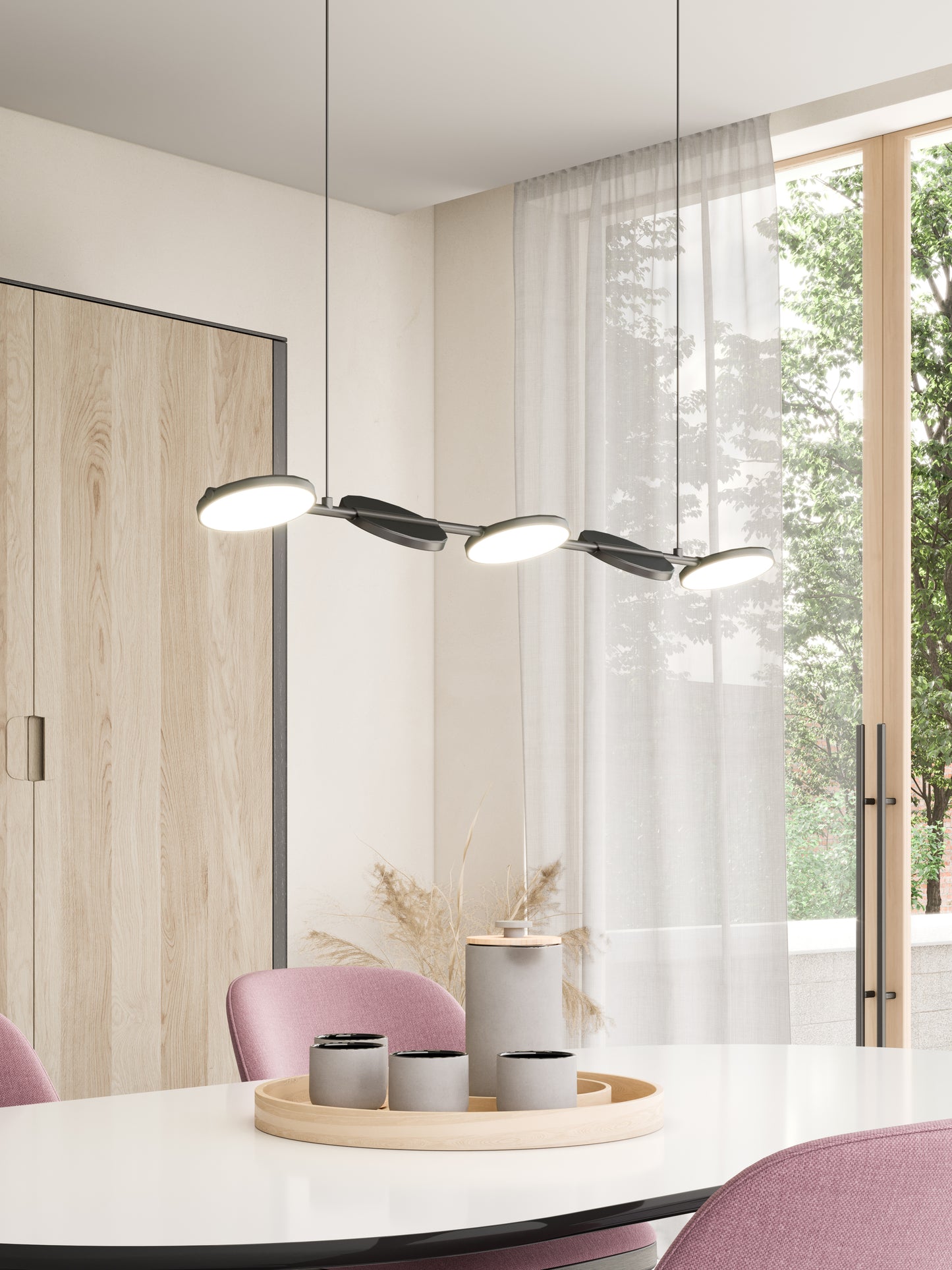 Novel 37-in Linear Pendant