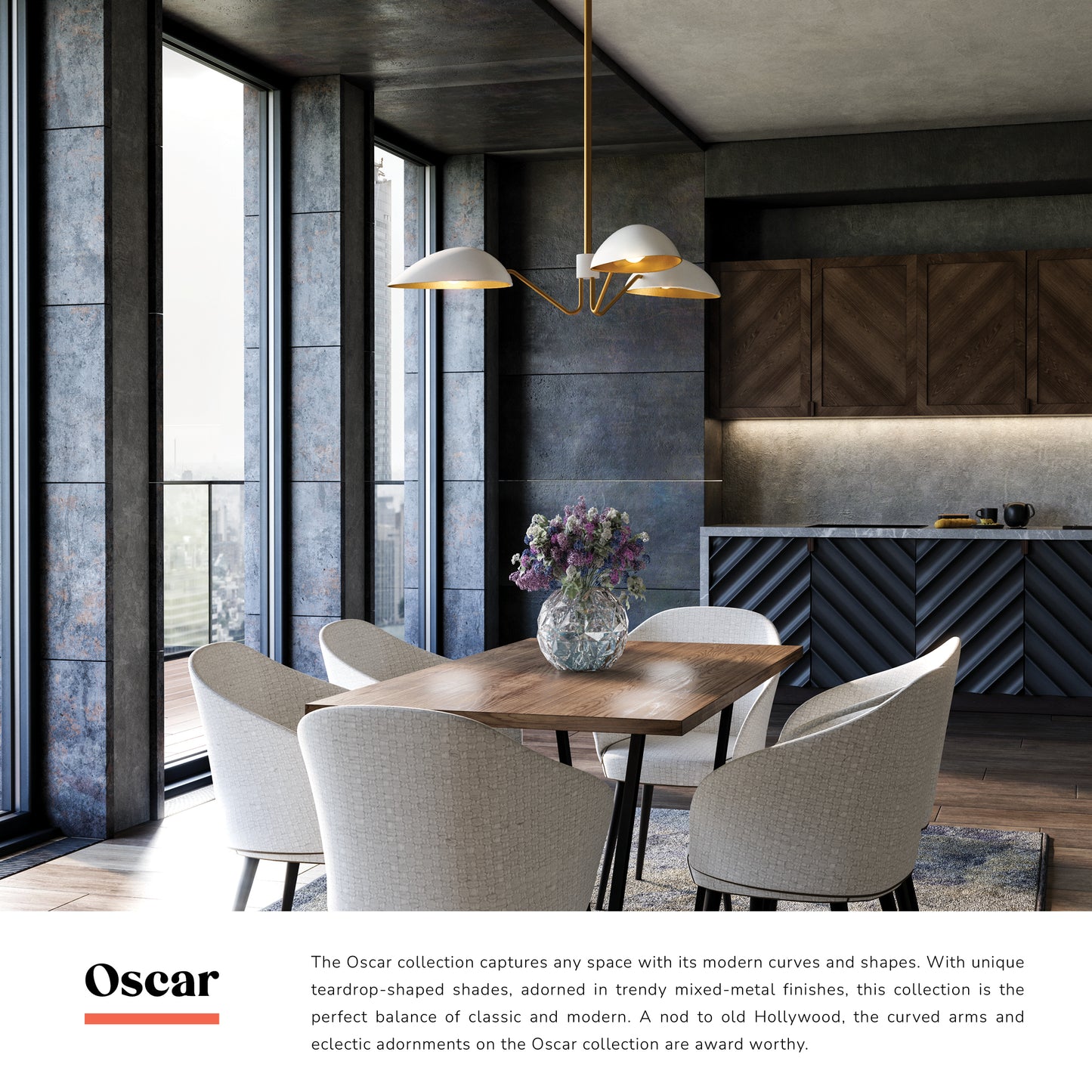 Oscar 36-in Pendant