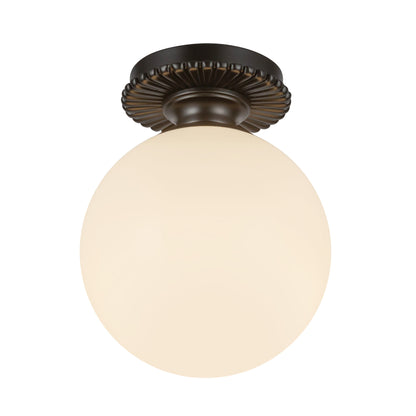 Otis 8-in Semi-Flush Mount