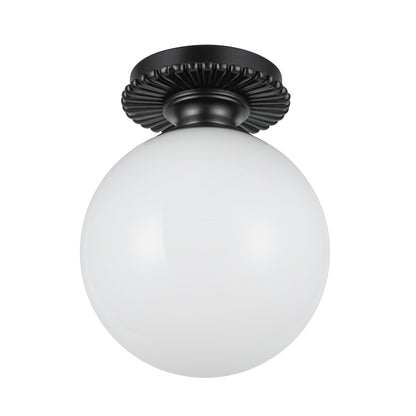 Otis 8-in Semi-Flush Mount