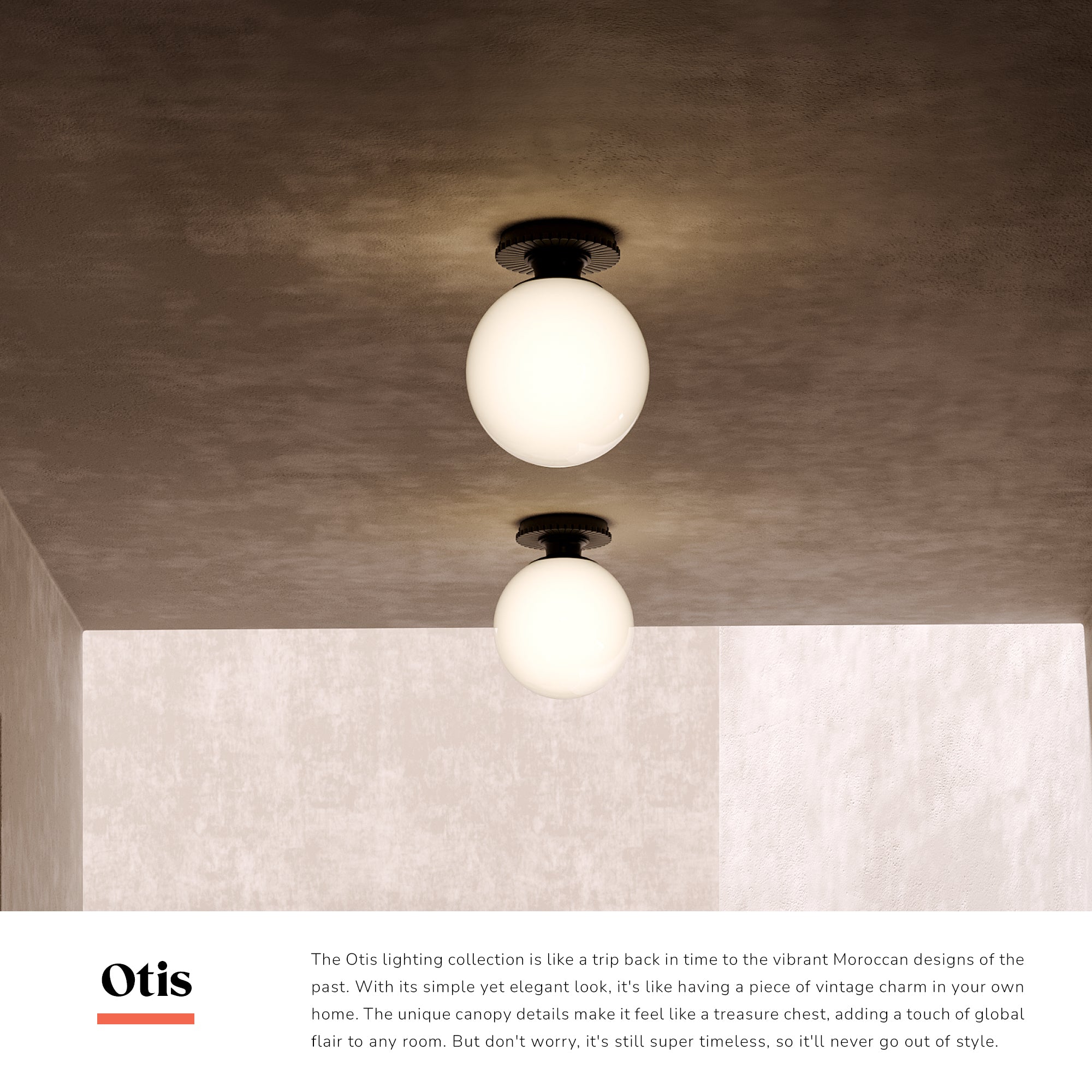 Otis 8-in Semi-Flush Mount – Kuzco Lighting