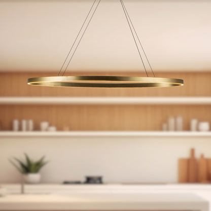 Ovale 40-in Linear Pendant