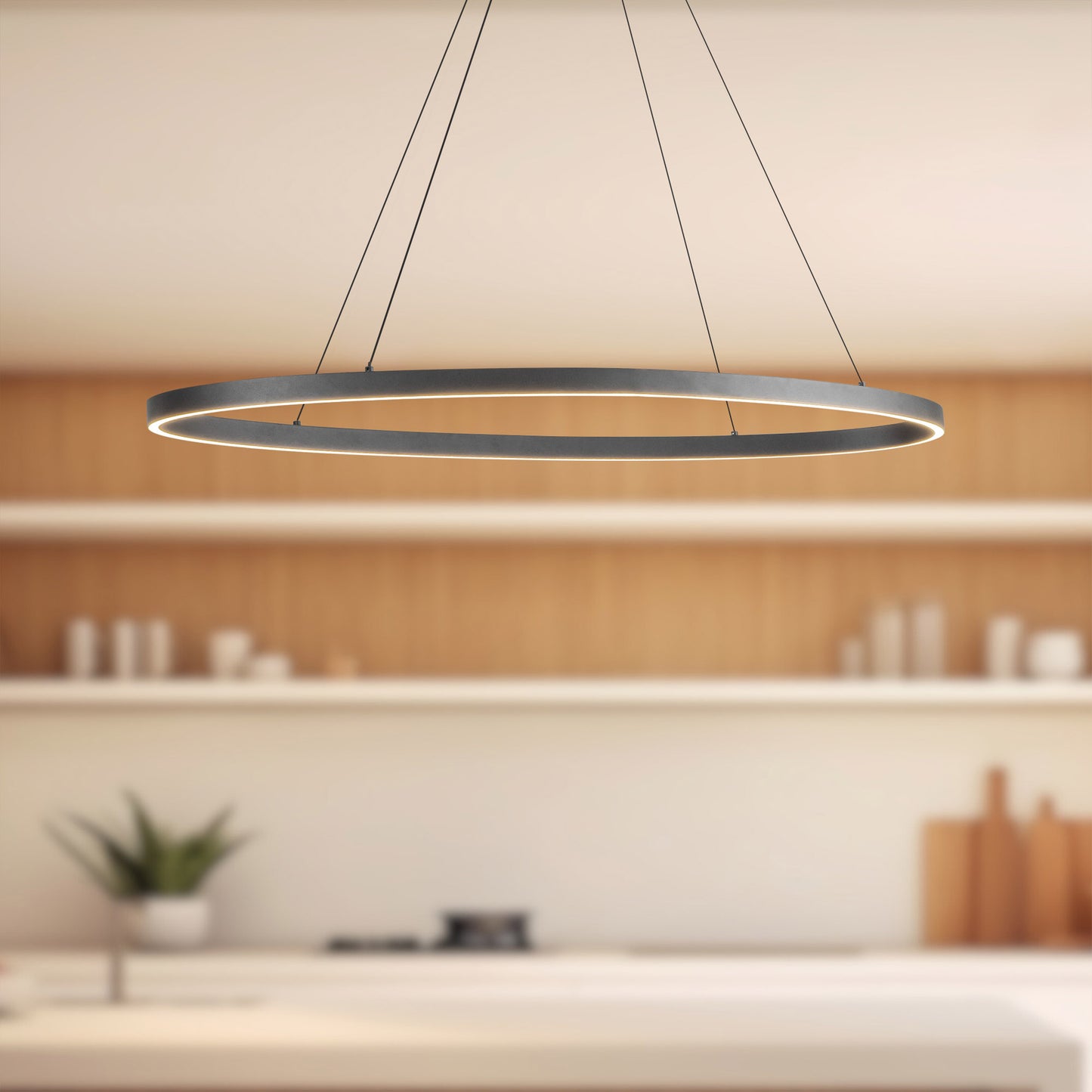 Ovale 40-in Linear Pendant