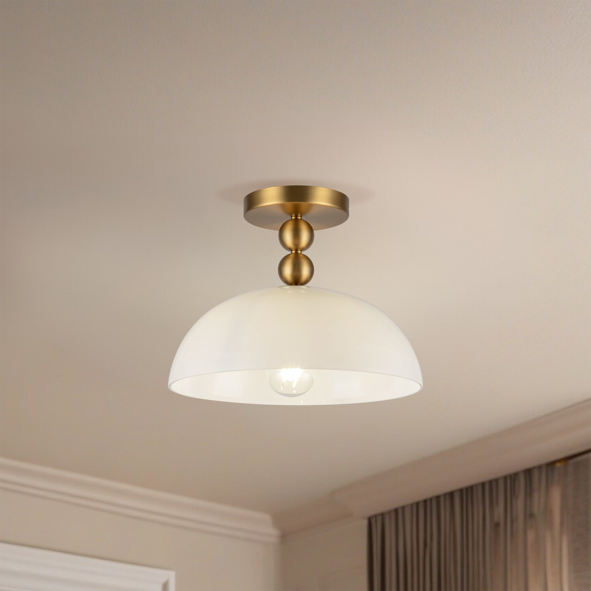 Paisley 12-in Semi-Flush Mount – Kuzco Lighting