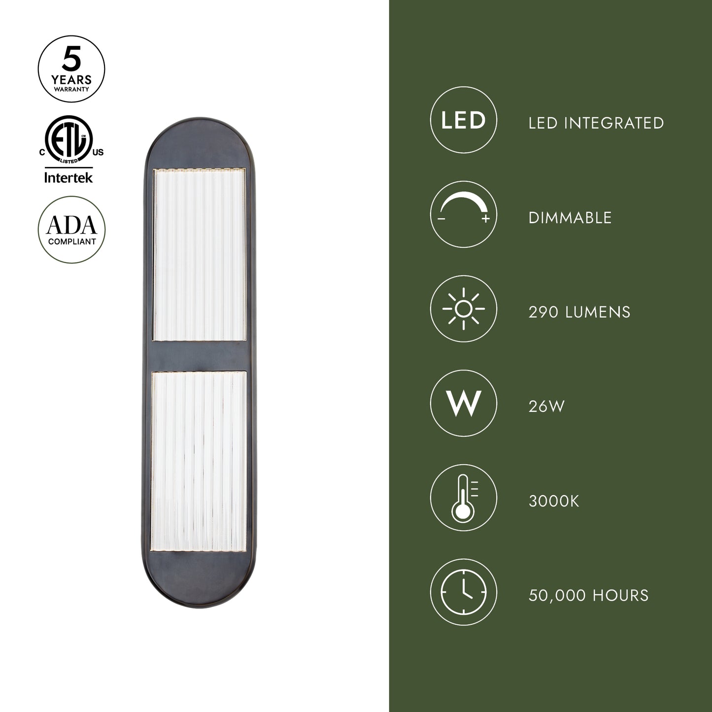 Palais 24-in Wall/Vanity Light