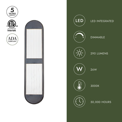 Palais 24-in Wall/Vanity Light