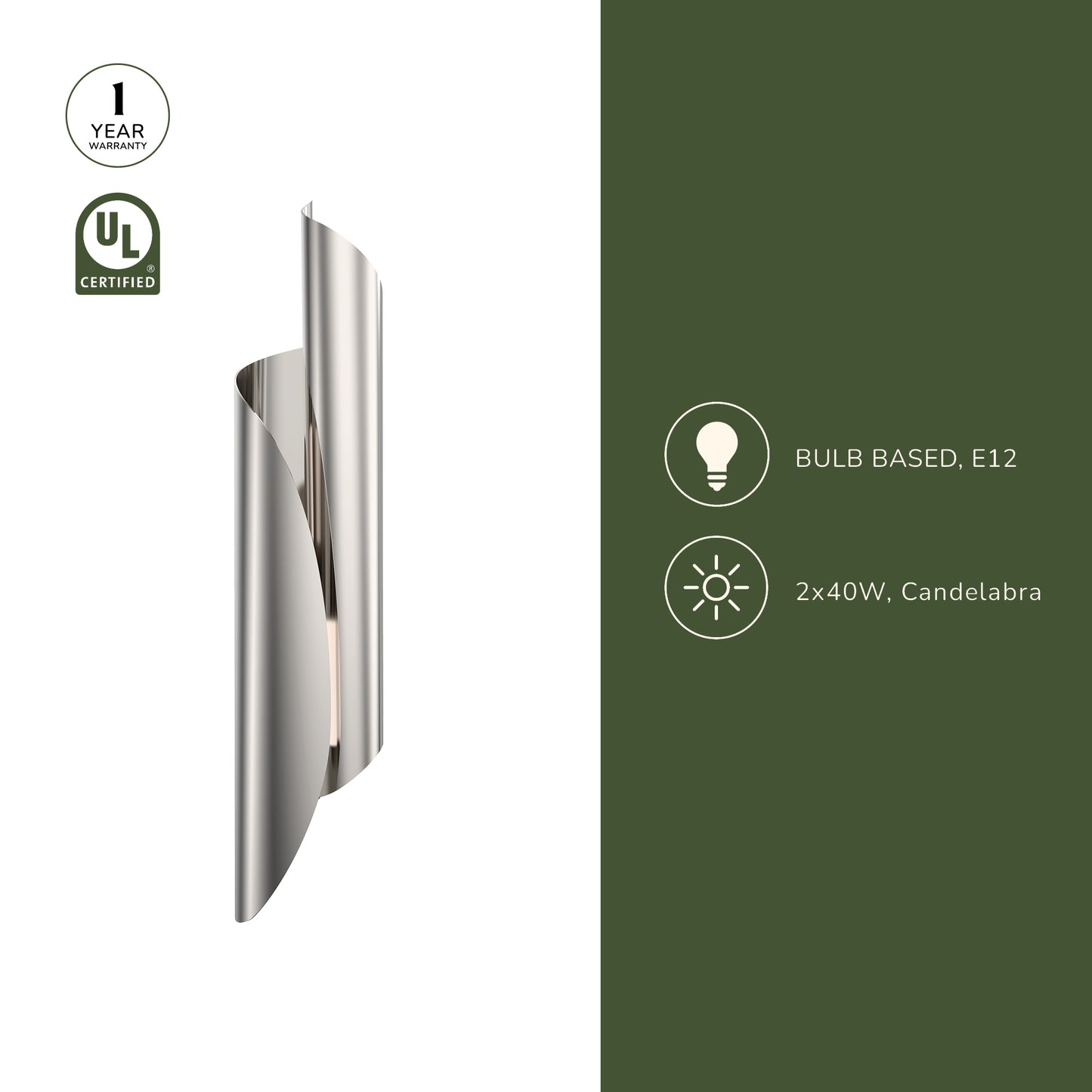 Parducci 26-in Wall/Vanity Light