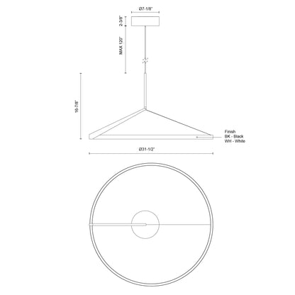 Roda 31-in Pendant