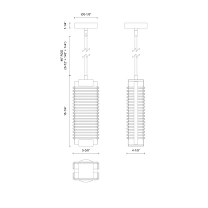 Alai 16-in Pendant