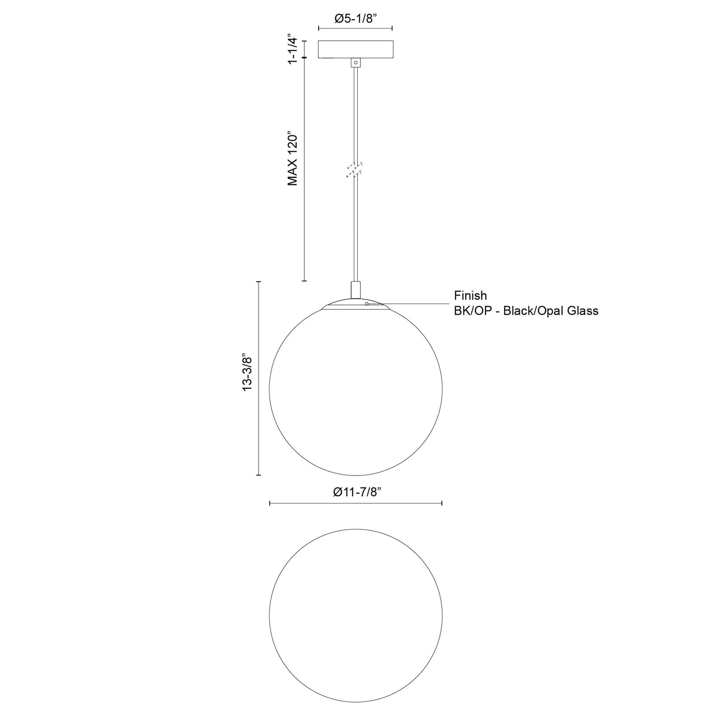 Marco 12-in (CCT) Pendant