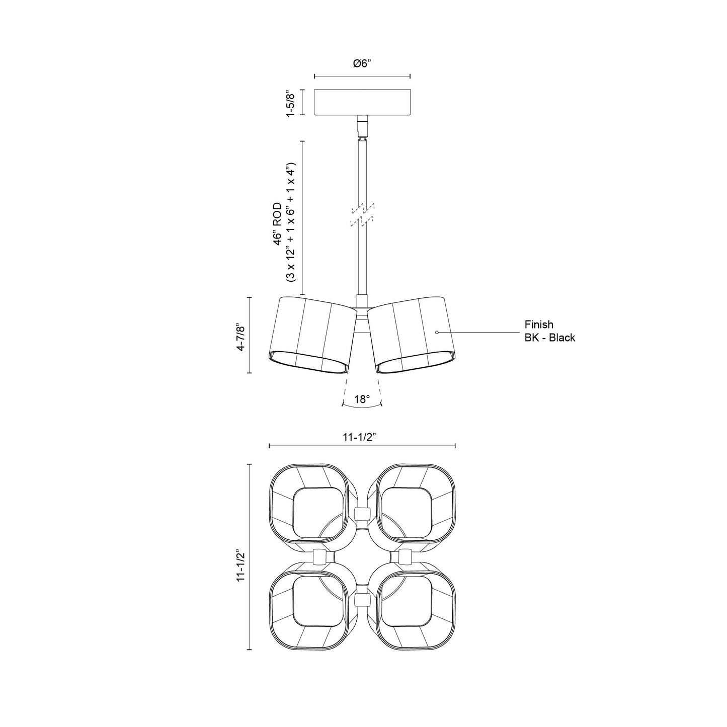 Arena 11-in Pendant