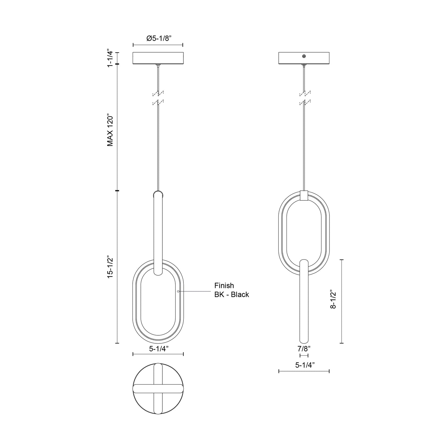 Airen 15-in Pendant