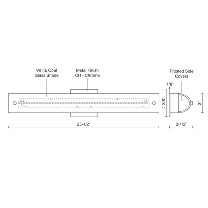 Peggy 25-in Vanity Light