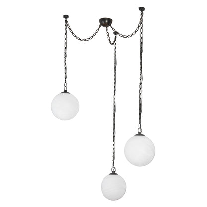 Petra 12-in 3-Head Chandelier