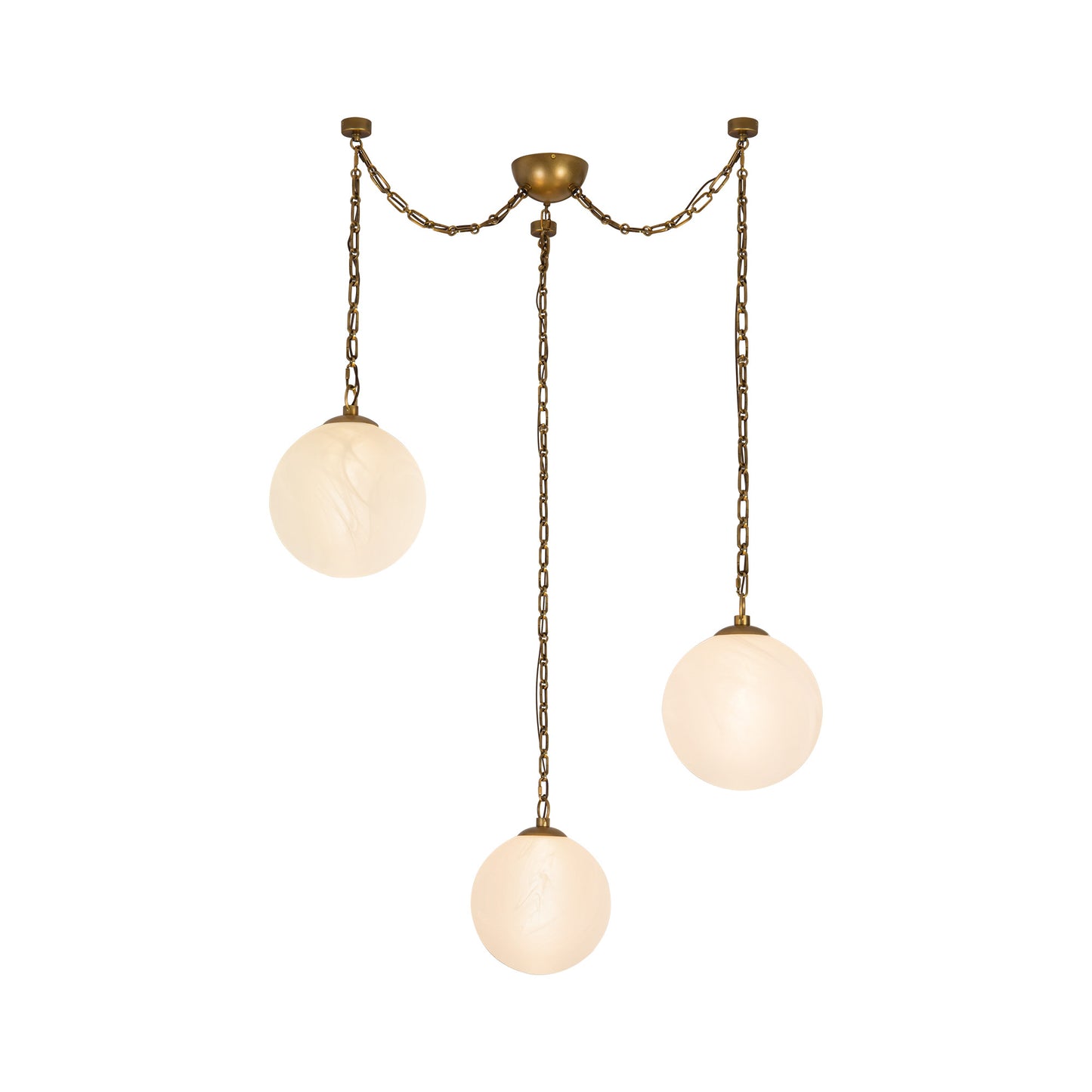 Petra 12-in 3-Head Chandelier