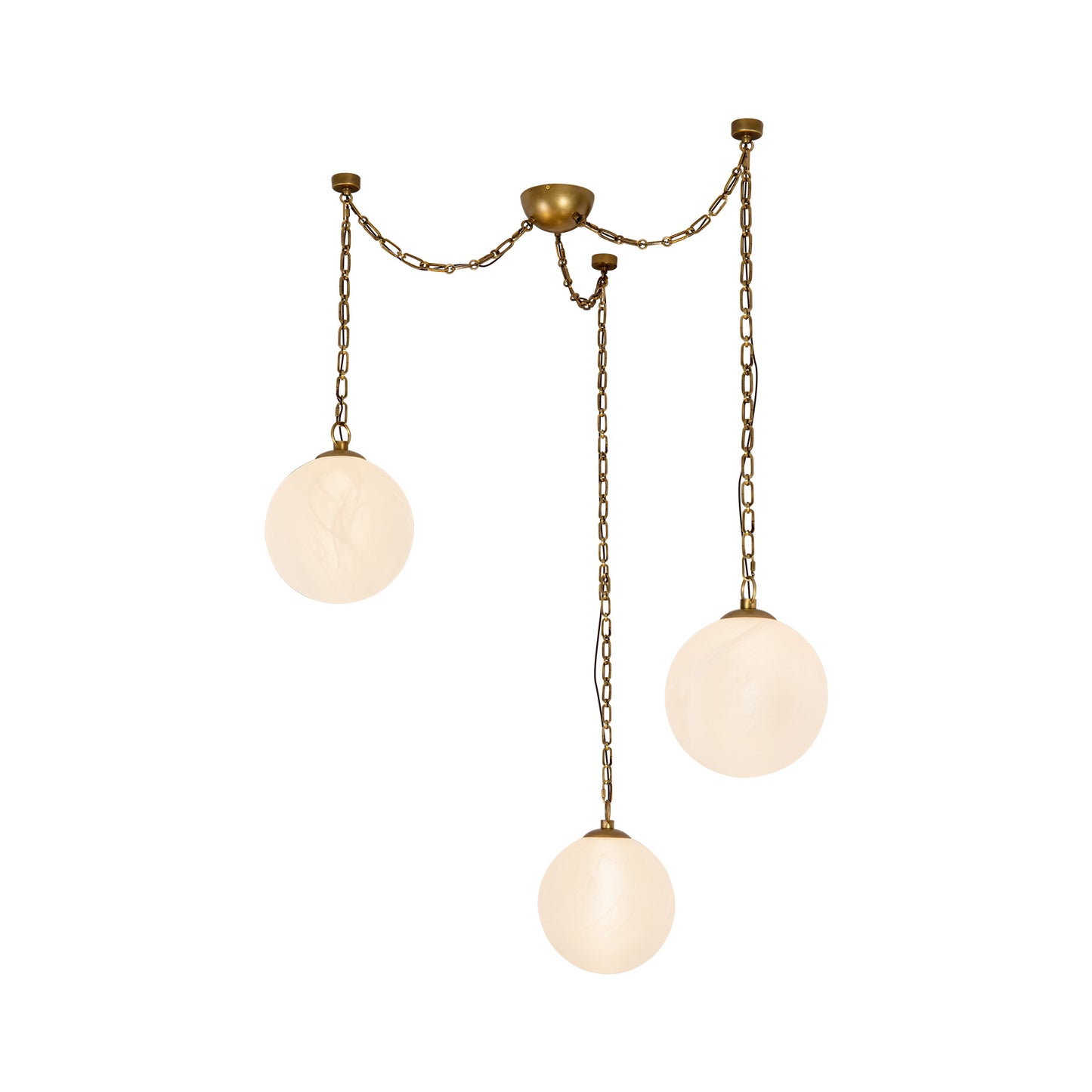 Petra 12-in 3-Head Chandelier