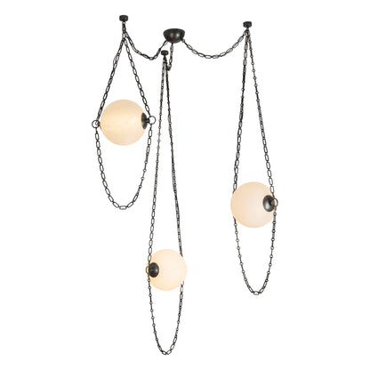 Petra 10-in 3-Head Chandelier