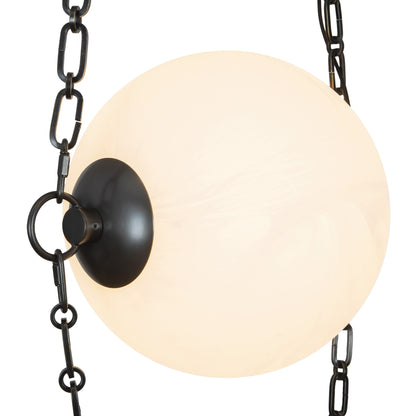 Petra 10-in 3-Head Chandelier