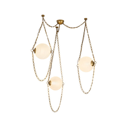 Petra 10-in 3-Head Chandelier