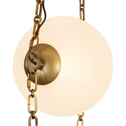 Petra 10-in 3-Head Chandelier