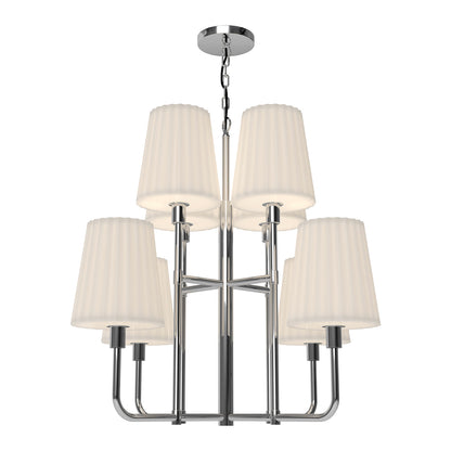 Plisse 30-in Chandelier