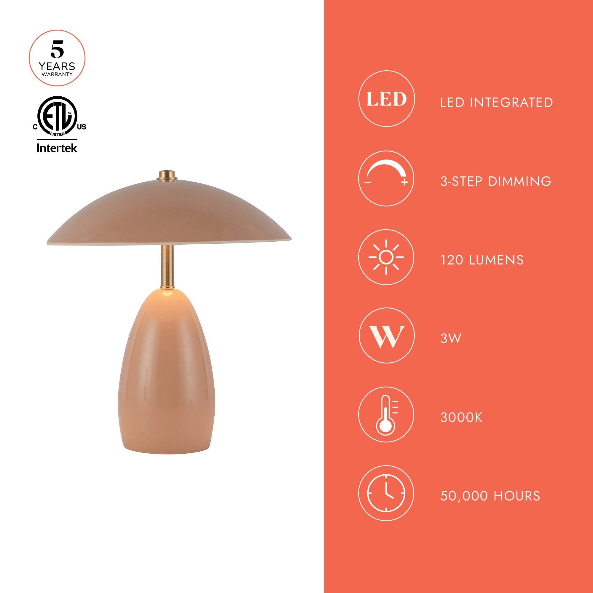 Poppy 9-in Table Lamp – Kuzco Lighting
