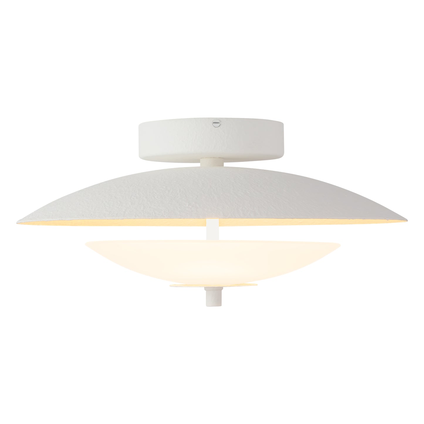 Prescott 15-in Semi-Flush Mount