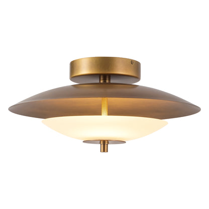 Prescott 15-in Semi-Flush Mount