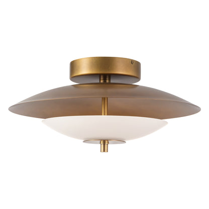 Prescott 15-in Semi-Flush Mount